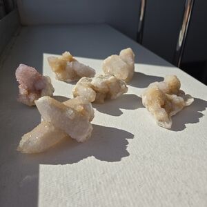 Spirit Quartz Lot | Cactus Amethyst Crystals | 1 lb. .6oz | Raw Natural 6 pieces